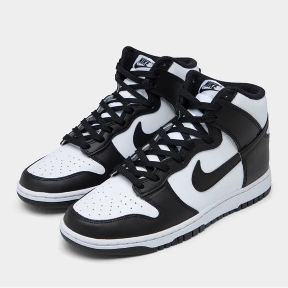 NIKE DUNK HIGH RETRO WHITE / BLACK - TOTAL ORANGE - Picture 1 of 4